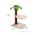 Cat Tree Post Brinquedos Móveis Jardinagem Arranhador Engraçado